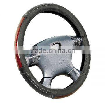 Good View High Quality Car Leather Car Steering Wheel Cover