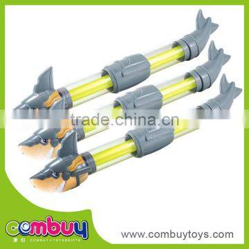 Hot sale plastic shark water gun tube toy for children