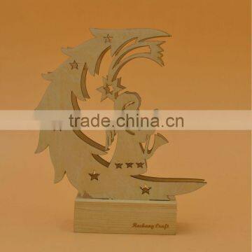 2015 Newest Top Quality Wooden Christmas Decor Gift With Light photo-3