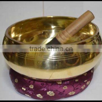 High Quality Shiny Meditation Healing Tibetan Singing Bowl photo-3