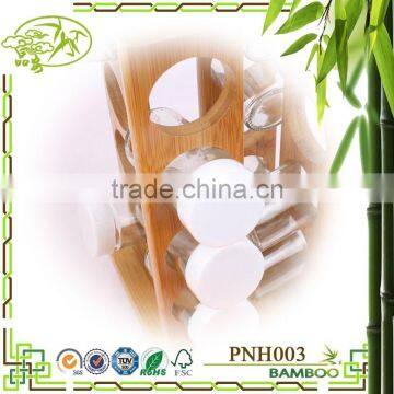 China Manufacture Professional Bamboo Spice Rack photo-5