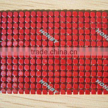 4mm Shinning Red Metallic Cloth Curtain(metallic sequin fabric)