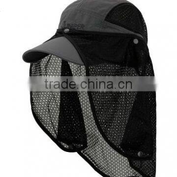 White Gauze Male Mosquitoes in Summer Bees Neck Guard Covered Face Fishing Hat Man Sun Hat Covered Face Outdoor Sun Hat photo-3