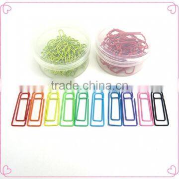 Red Color PET Coated Metal Wire Clips OEM Drinking Bottle Shaped Document Clips photo-6