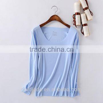 Fashion Custom Plain Long Sleeve Women Bulk Wholesale t Shirts photo-3