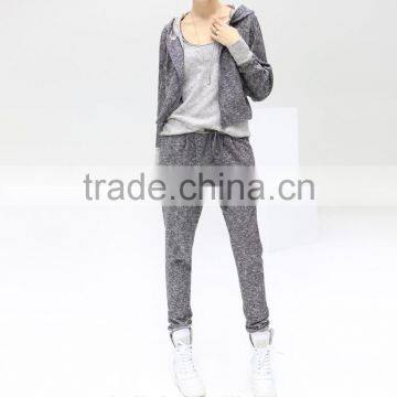 personalized woman knitted slim sweat pants joggers low price