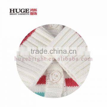 Long Sleeve 100% Cotton Hooded Sweater Designs For Baby Girls photo-4