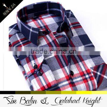 Professionally Offer Casual Plaid Stretch Cotton Latest Shirt Designs for Men 2013 photo-2
