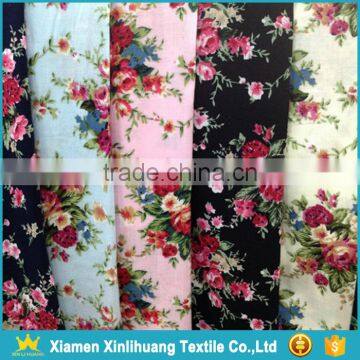 Textile Factory Wholesale Multi Style 100% Floral Printed Rayon Fabric photo-2