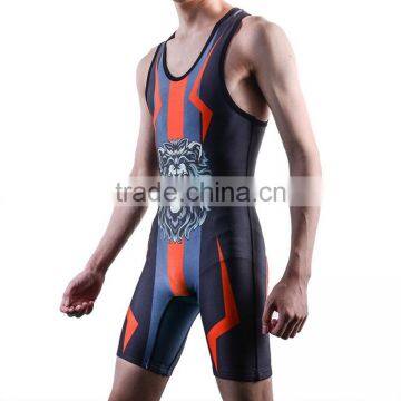 Fashionable custom cheap wrestling singlets for sale