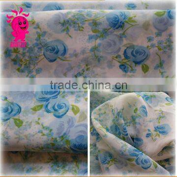 wholesale african fabric light blue tulle fabric type