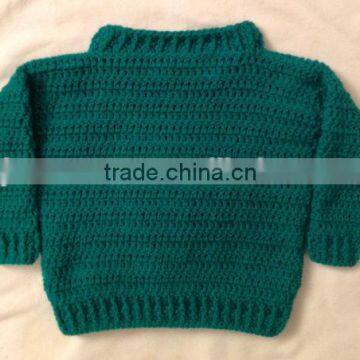 New Design Child's Crochet Santa Sweater photo-4