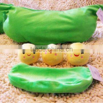 OEM Pea Polyester Funny Cute Custom Wholesale Sofa Emoji Foam Cushion Pillow photo-2