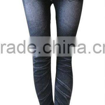 Jeans Printing Leggings Seamless Woman Underwear Ladies Seamless Leggings photo-6