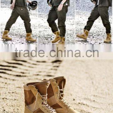 Fashion winter army boots Genuine Leather Tactical Men's working Combat Hunting Military Boots