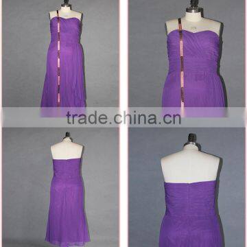 Wholesale Birthday Party Dress Evening Party Dress /Purple Evening Dress photo-6
