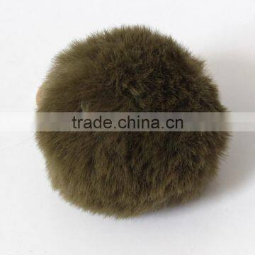 Myfur Hotsell Fake Fur Pompom Ball Keyring With Shiny Gold Bag Charm photo-4