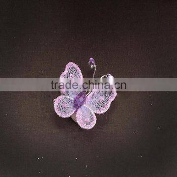 Wholesale Cheap Decorative Refrigerator Magnet Mesh Butterfly Accessories photo-3