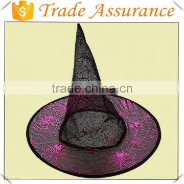 Wholesale Halloween Witches Spider Web Hat