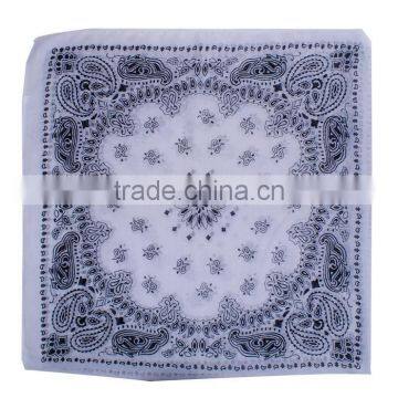 Voile Scarves & Wraps Square Black White Scarf Wholesale photo-3