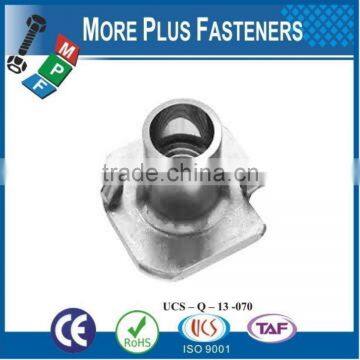 Made in Taiwan Stainless Steel Black Phosphate Four Three Prong Tee Nuts photo-5