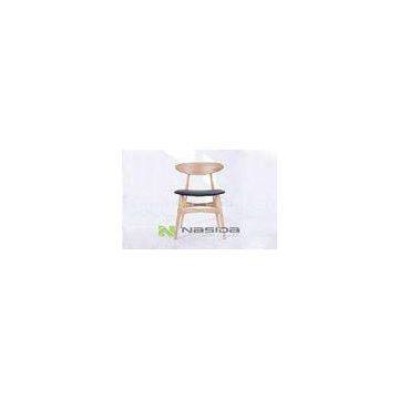 Custom High Wegner Ash Modern Wood Dining Chairs for Restaurant / Hotel