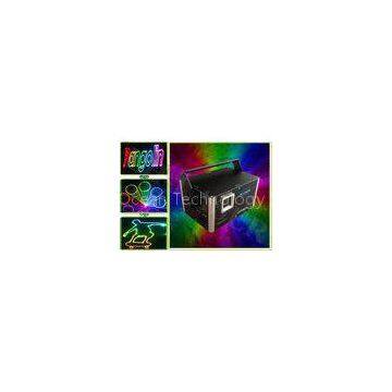 DMX Christmas 2W Programmable Multi Colored Laser Lights Show With SD Card