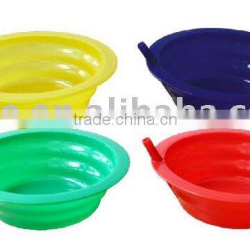 21oz Plastic straw bowl , multicolor ,Suitable for children