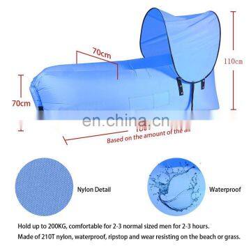 Outdoor Inflatable Lounger Beach Sleeping Bags Outdoor Indoor Air Beds Compression Air Sofa Bag photo-2