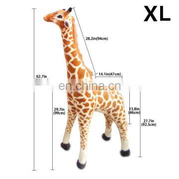 lovely giant realike stuffed toys giraffe plush for children gift