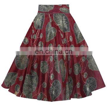 small minimum quantity custom wholesale african wax print designs women new look skirt