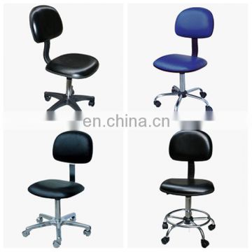 With castor,cup, Adjustable esd antistatic clean room fabric chairs