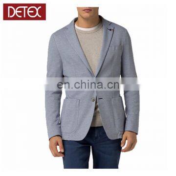 2017 New Styling Cotton Blend Fitted Blazer Slim Fit Men