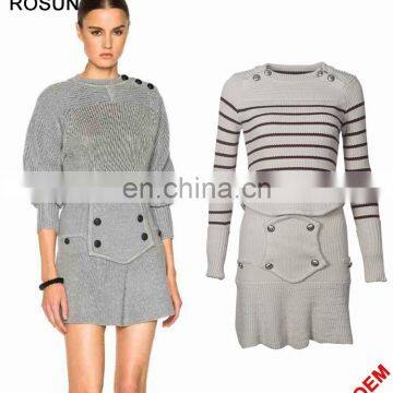 Ladies European Designs Knit Church Dress Suits