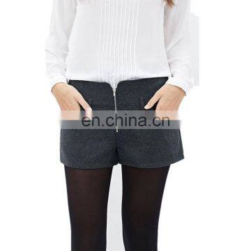 Top-Rated Supplier Custom Blank Top Quality Zipper Short for Women