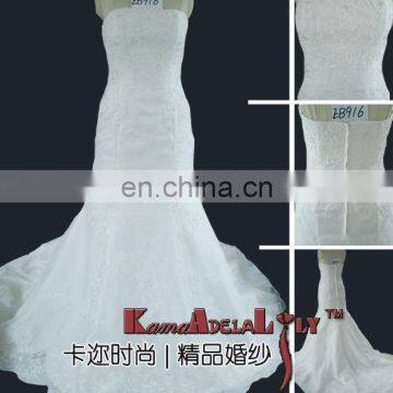 EB916 Embroidery Wedding dress classic lace bridesmaid dress