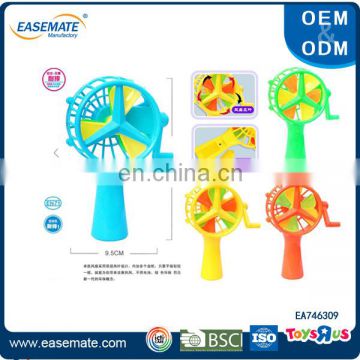 2016 Hot summer toys six blades cheap hand fans for kids