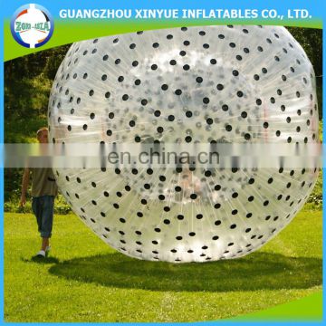 XINYUE factory high quality inflatable body zorb tpu for zorb rolling