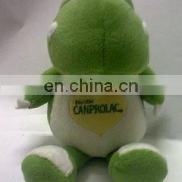 HI CE customized interesting products 2016 animatronic green dinosaur plush doll