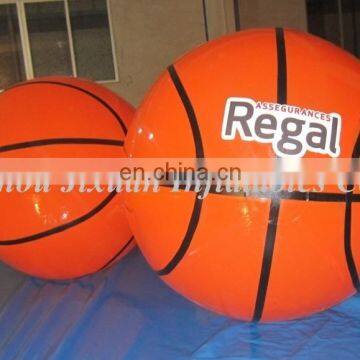 pvc hot air sealed giant inflatable basketball