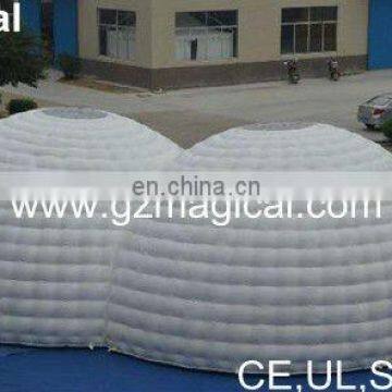 double inflatable igloo/inflatable dome