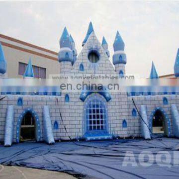 Commercial use giant inflatable castle model for show