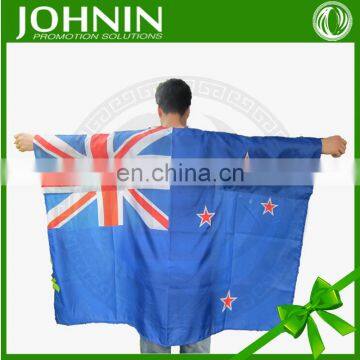 most popular100%polyester custom printed flag cape