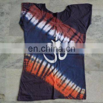 NEW HAND TIE DYE PRINTED LADIES T-SHIRTS 100 PCS pack