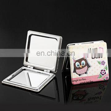 2017 best selling exquisite and durable plastic or metal compact mirror