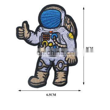 Kids Space Iron On Patch- Fancy Dress Up Play Astronaut Commander Military Badge Astronaut Space Embroidery Patch Applique