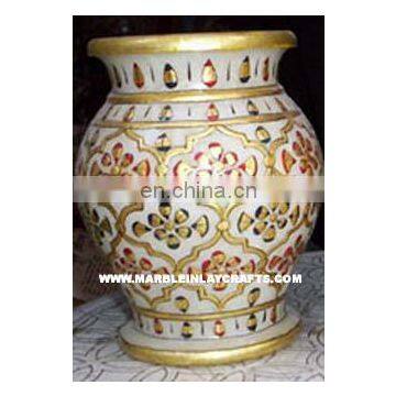 Marble Stone Flower Vase Pot