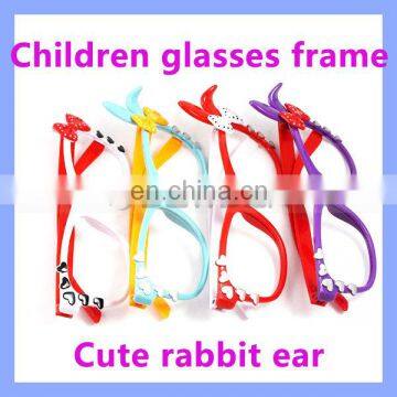 Cute Rabbit Ear Pattern Spectacle Frames for Kids Glasses