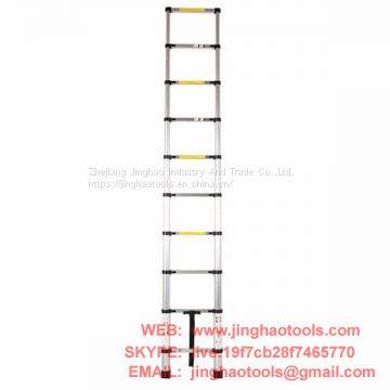 3.2m Aluminum Telescopic Ladder With Finger Gap And Stabilize Bar