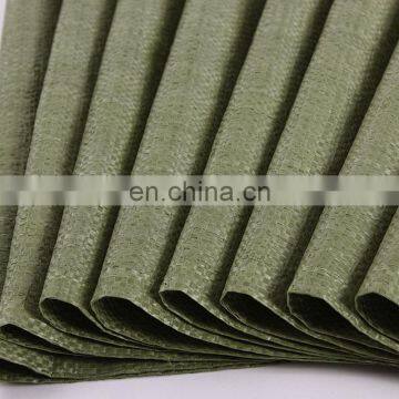 Green/grey pp woven garbage/grain bag/sack for Russia market